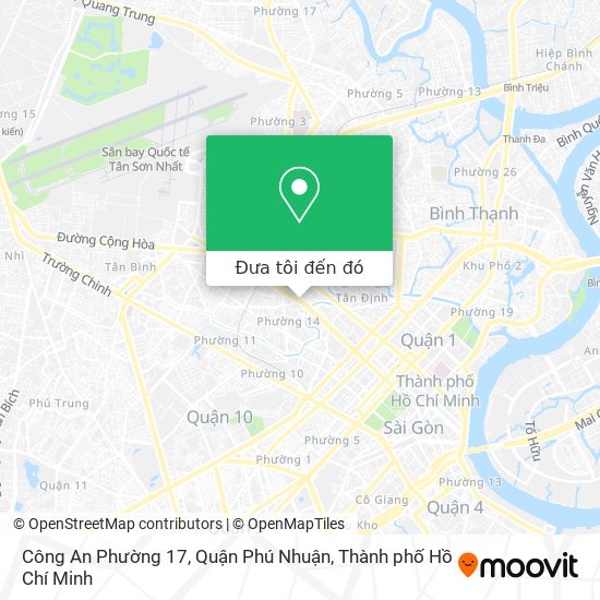 Bản đồ Công An Phường 17, Quận Phú Nhuận