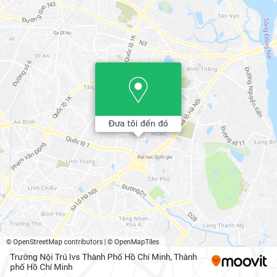 Bản đồ Trường Nội Trú Ivs Thành Phố Hồ Chí Minh