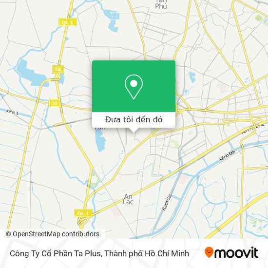 Bản đồ Công Ty Cổ Phần Ta Plus