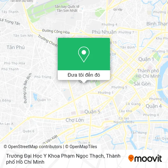 Bản đồ Trường Đại Học Y Khoa Phạm Ngọc Thạch