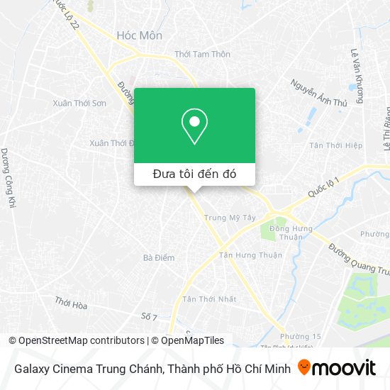 Bản đồ Galaxy Cinema Trung Chánh
