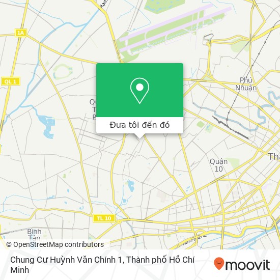 Bản đồ Chung Cư Huỳnh Văn Chính 1