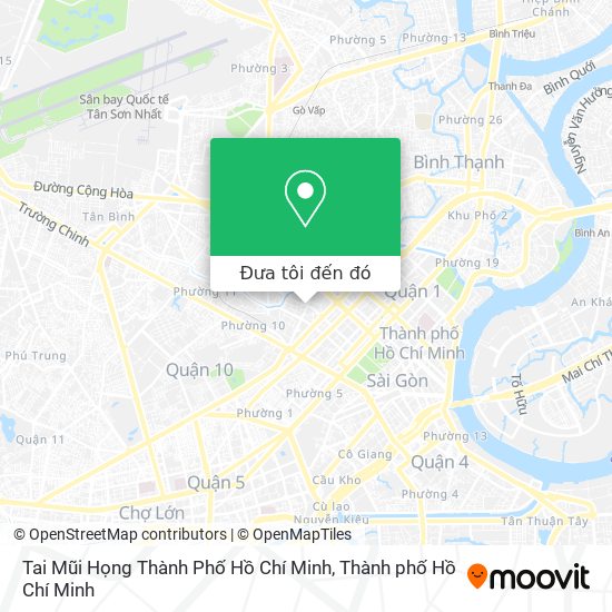 Bản đồ Tai Mũi Họng Thành Phố Hồ Chí Minh