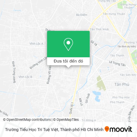 Bản đồ Trường Tiểu Học Trí Tuệ Việt