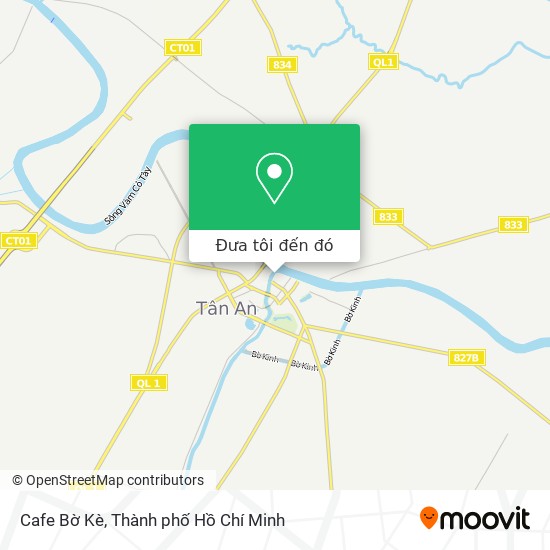 Bản đồ Cafe Bờ Kè