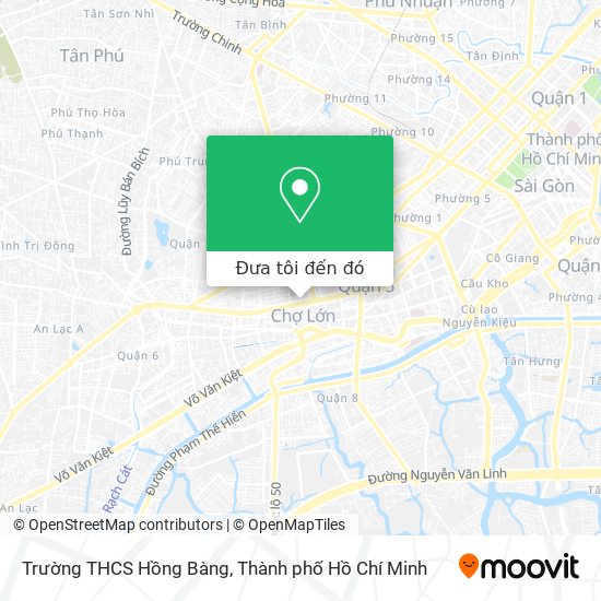 Bản đồ Trường THCS Hồng Bàng