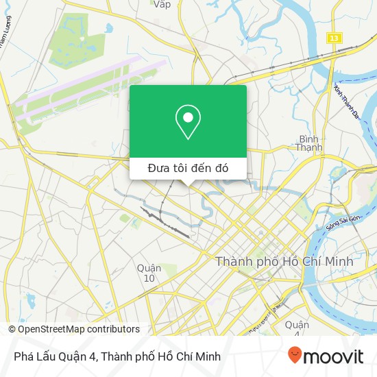 Bản đồ Phá Lấu Quận 4