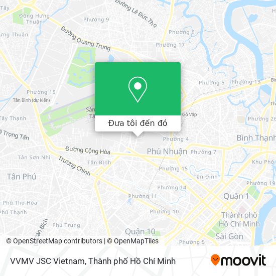 Bản đồ VVMV JSC Vietnam