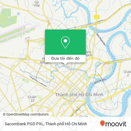 Bản đồ Sacombank PGD PXL