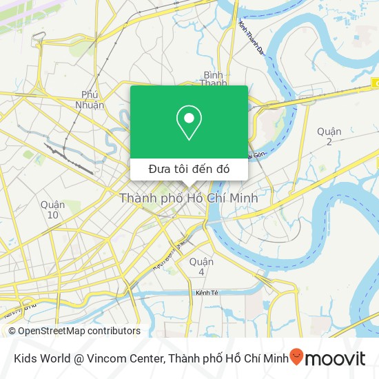 Bản đồ Kids World @ Vincom Center