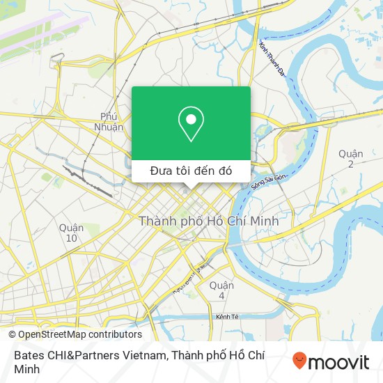 Bản đồ Bates CHI&Partners Vietnam