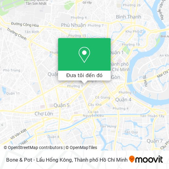 Bản đồ Bone & Pot -  Lẩu Hổng Kông