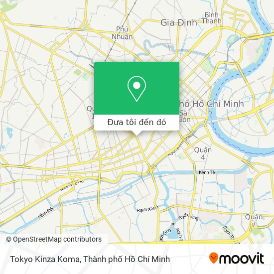 Bản đồ Tokyo Kinza Koma
