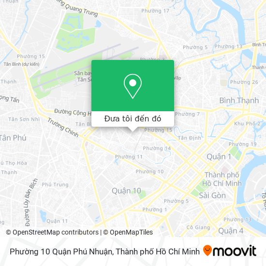 Bản đồ Phường 10 Quận Phú Nhuận