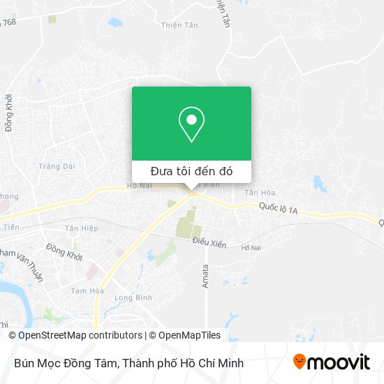 Bản đồ Bún Mọc Đồng Tâm