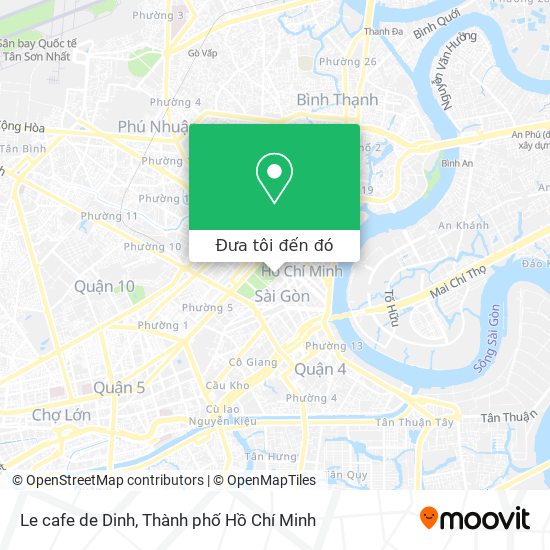Bản đồ Le cafe de Dinh