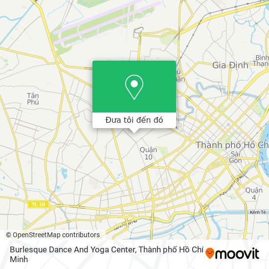 Bản đồ Burlesque Dance And Yoga Center