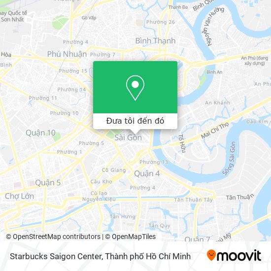 Bản đồ Starbucks Saigon Center