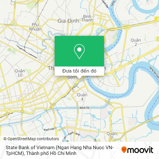 Bản đồ State Bank of Vietnam (Ngan Hang Nha Nuoc VN- TpHCM)
