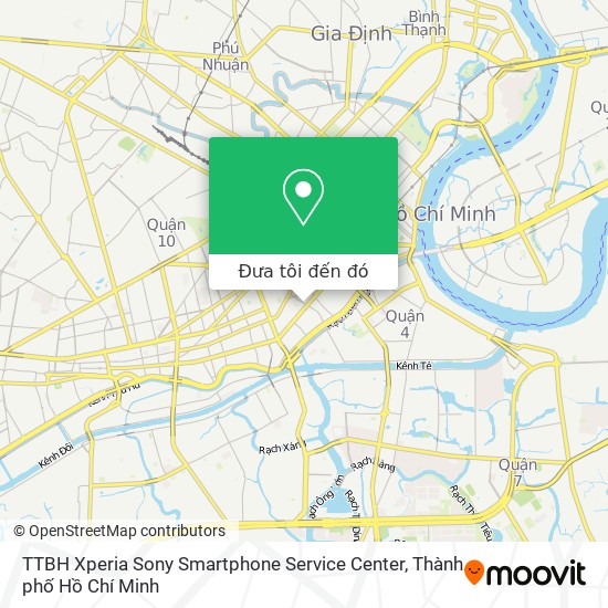 Bản đồ TTBH Xperia Sony Smartphone Service Center