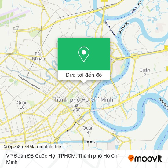 Bản đồ VP Đoàn ĐB Quốc Hội TPHCM