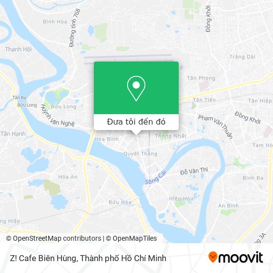 Bản đồ Z! Cafe Biên Hùng