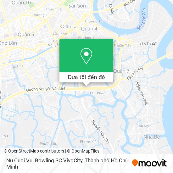 Bản đồ Nu Cuoi Vui Bowling SC VivoCity