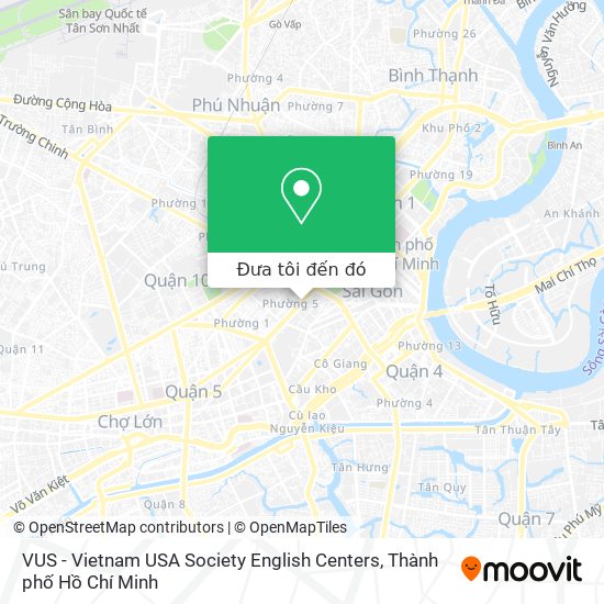 Bản đồ VUS - Vietnam USA Society English Centers