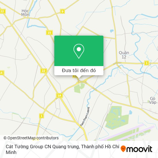 Bản đồ Cát Tường Group CN Quang trung