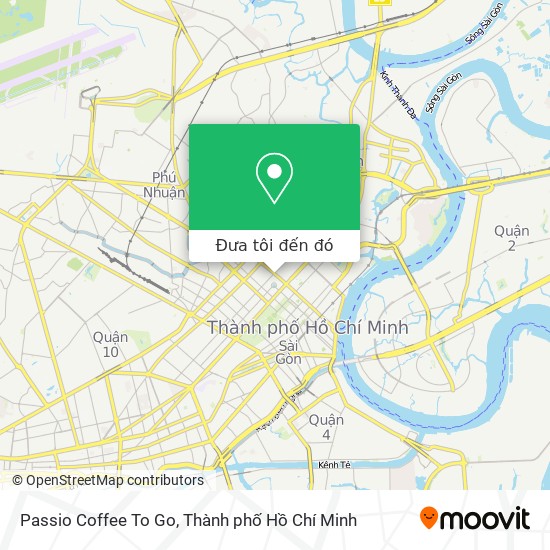 Bản đồ Passio Coffee To Go