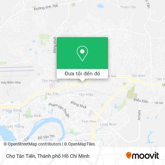 Bản đồ Chợ Tân Tiến