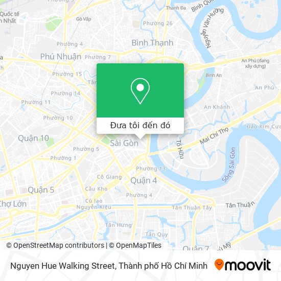 Bản đồ Nguyen Hue Walking Street