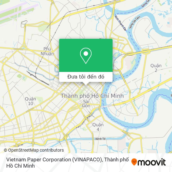 Bản đồ Vietnam Paper Corporation (VINAPACO)