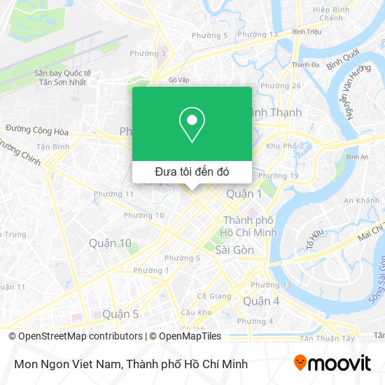 Bản đồ Mon Ngon Viet Nam