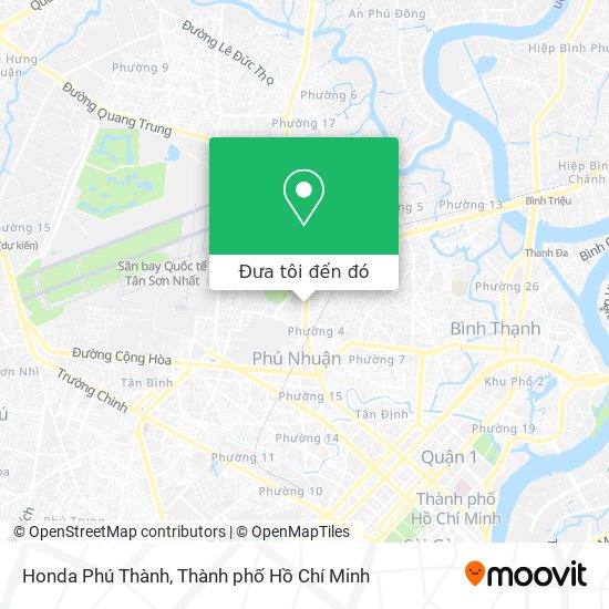 Bản đồ Honda Phú Thành