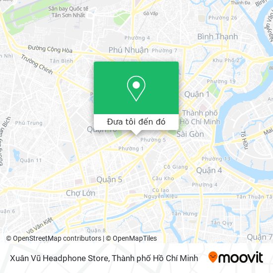 Bản đồ Xuân Vũ Headphone Store