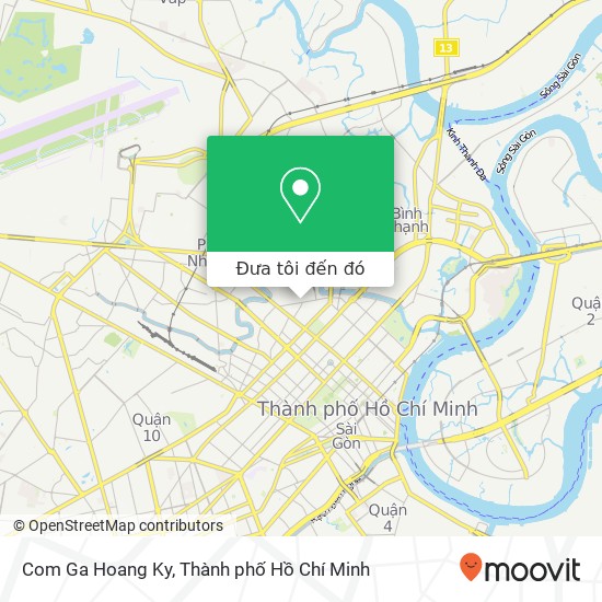 Bản đồ Com Ga Hoang Ky