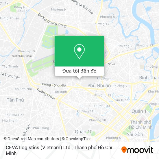 Bản đồ CEVA Logistics (Vietnam) Ltd.