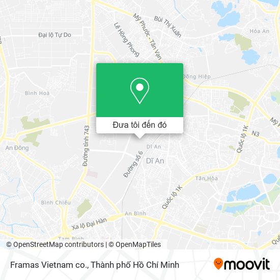 Bản đồ Framas Vietnam co.