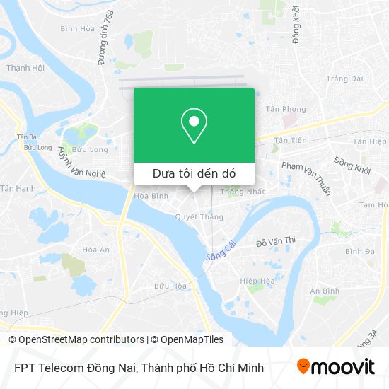 Bản đồ FPT Telecom Đồng Nai