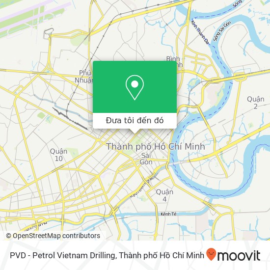 Bản đồ PVD - Petrol Vietnam Drilling