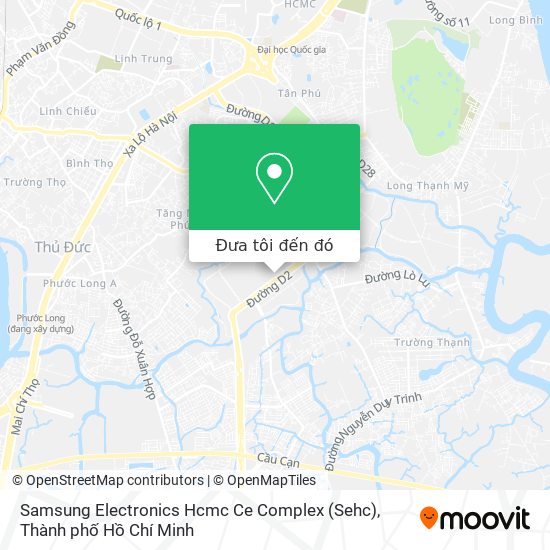 Bản đồ Samsung Electronics Hcmc Ce Complex (Sehc)