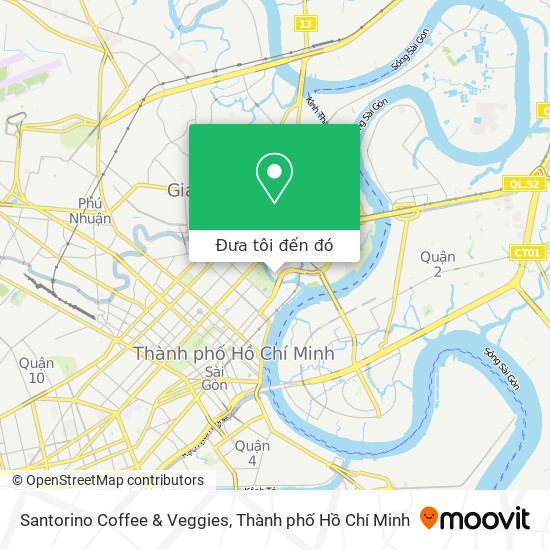 Bản đồ Santorino Coffee & Veggies