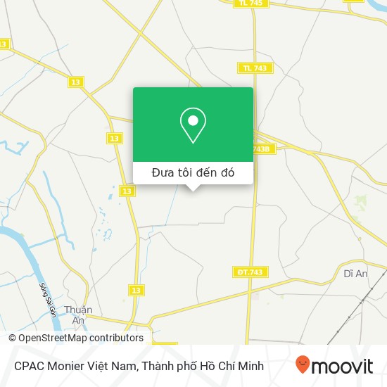 Bản đồ CPAC Monier Việt Nam