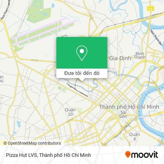 Bản đồ Pizza Hut LVS