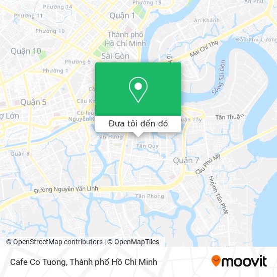 Bản đồ Cafe Co Tuong