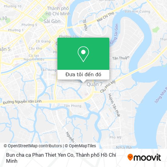 Bản đồ Bun cha ca Phan Thiet Yen Co