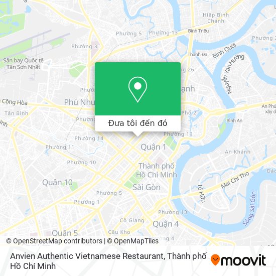 Bản đồ Anvien Authentic Vietnamese Restaurant