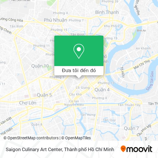 Bản đồ Saigon Culinary Art Center
