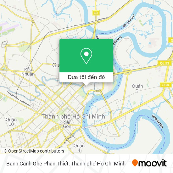 Bản đồ Bánh Canh Ghẹ Phan Thiết